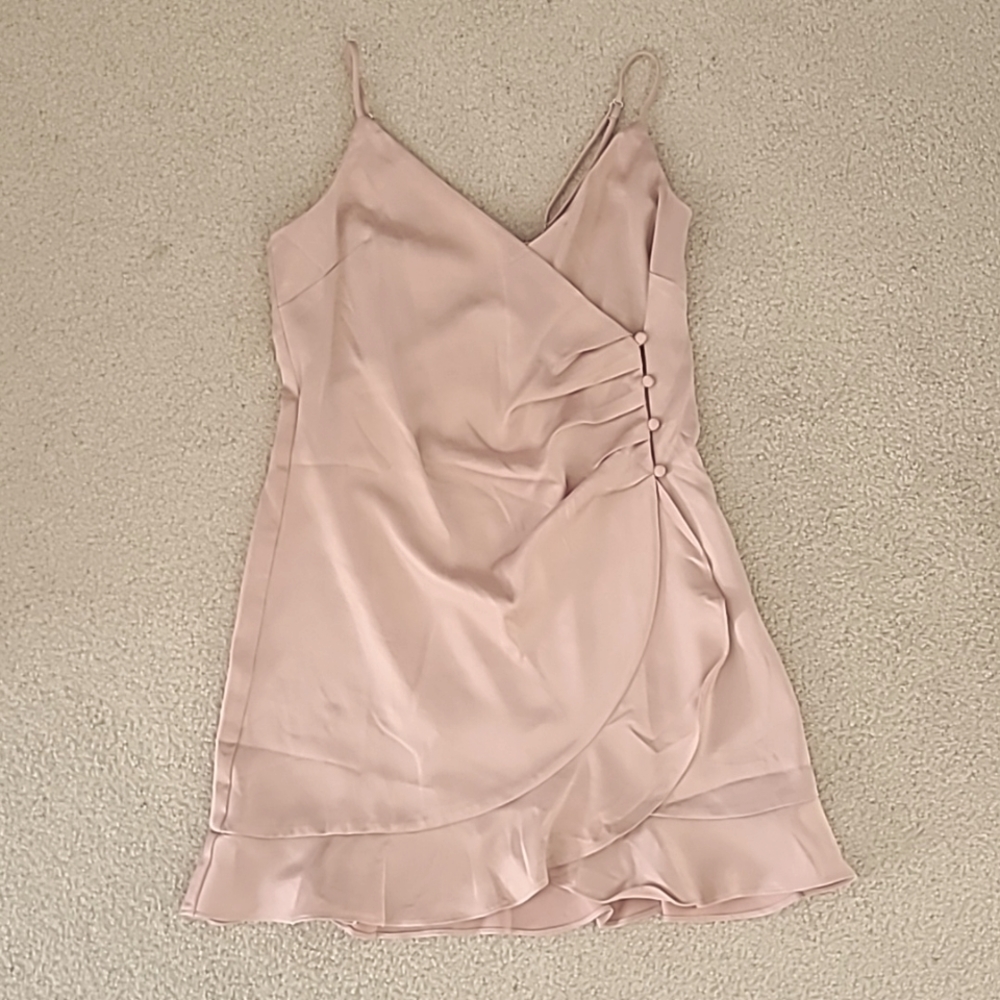 Satin Pink Dress